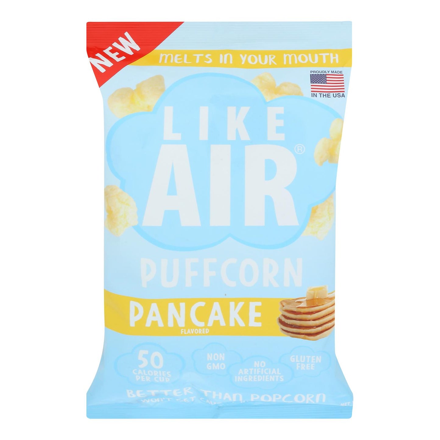 Like Air - Puffcorn Baked Pancake - Case Of 12-4 Oz