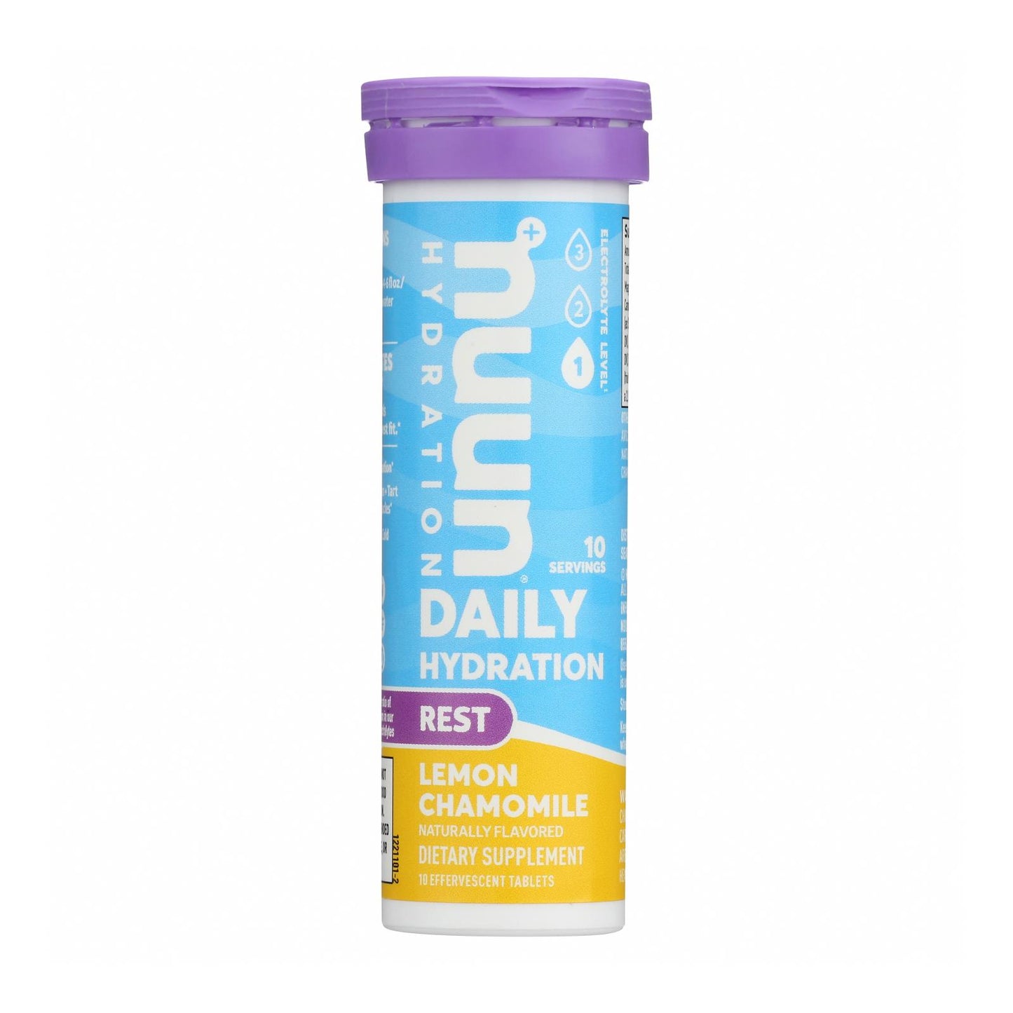 Nuun Hydration - Drink Tab Rest Lemon Chamom - Case Of 8 - 10 Tab