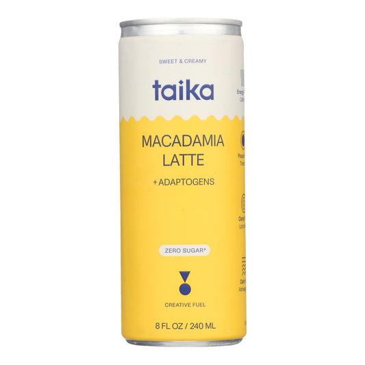 Taika - Café Macadamia Latte - Caja de 12-8 onzas líquidas