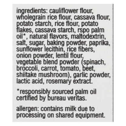 From The Ground Up - Cauliflower Crackers - Cheddar - Case Of 6 - 4 Oz.