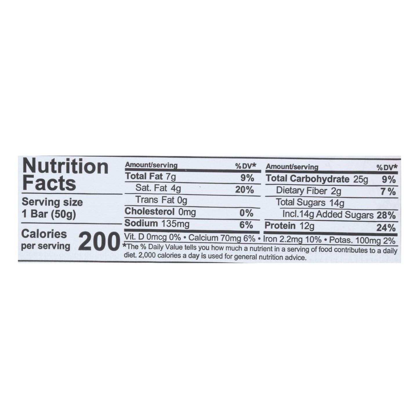 Nugo Nutrition Bar - Dark - Chocolate Chocolate Chip - 50 G - Case Of 12