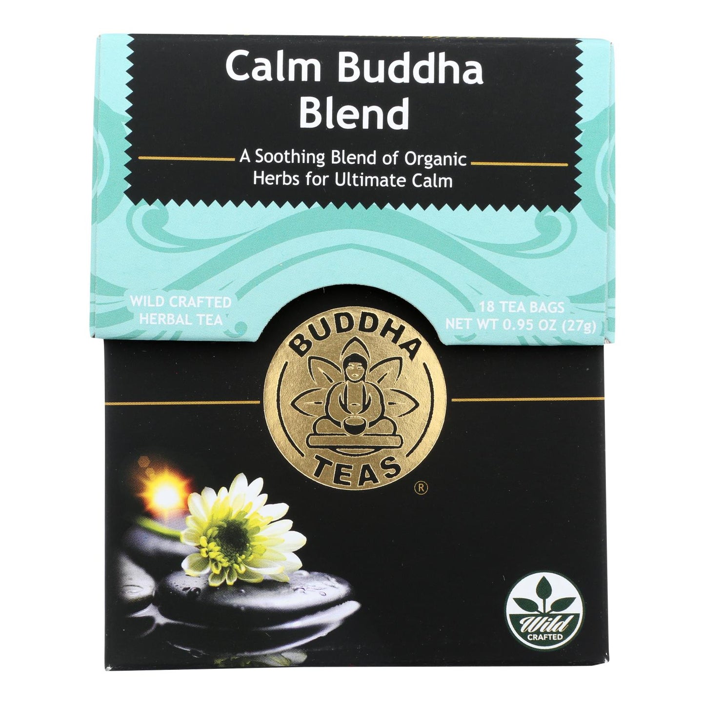 Buddha Teas - Mezcla de té Calm Buddha - Caja de 6-18 bolsas