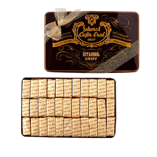 Şekerci Cafer Erol Handmade Milk Cream Wafer XL - Retro Tin Box