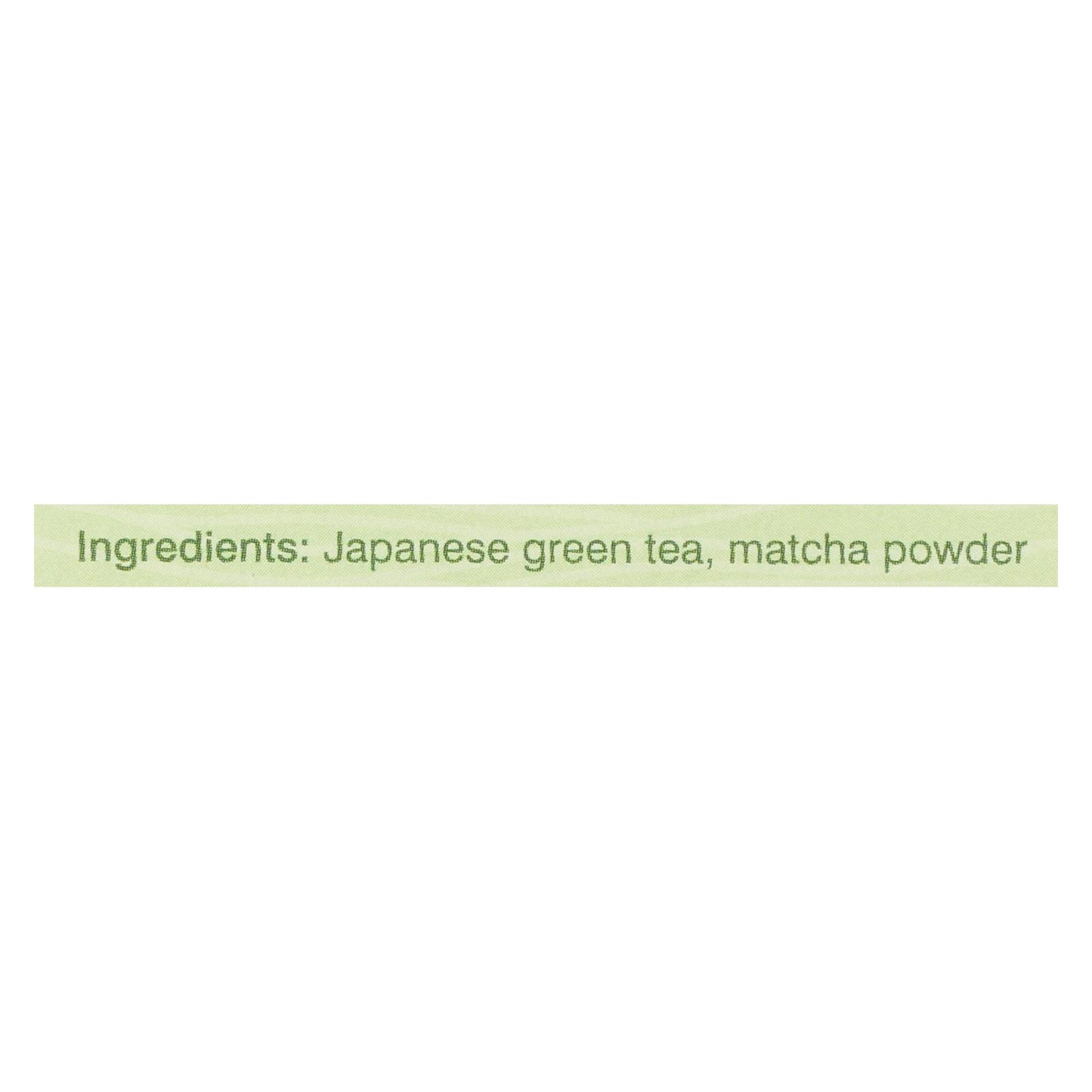 Matcha Love In Matcha Té Verde Sabor Tradicional - Caja De 6 - 10 Bolsas