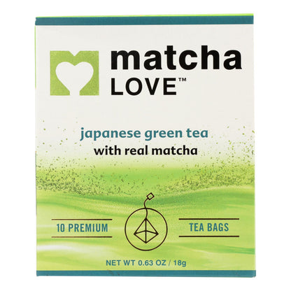 Matcha Love In Matcha Té Verde Sabor Tradicional - Caja De 6 - 10 Bolsas