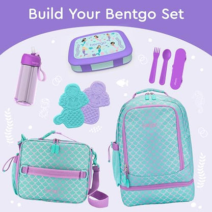 Bentgo Kids Prints Leak-Proof, 5-Compartment Bento-Style Kids Lunch Box - Ideal Portion Sizes for Ages 3-7, Durable, Drop-Proof, Dishwasher Safe, & Made with BPA-Free Materials (Puppy Love)