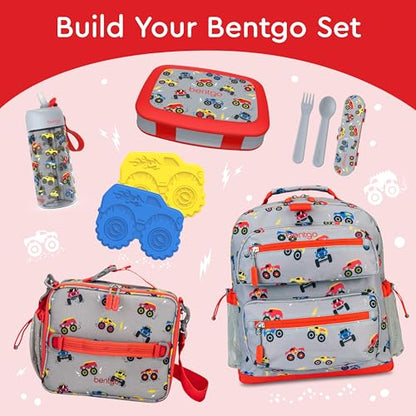 Bentgo Kids Prints Leak-Proof, 5-Compartment Bento-Style Kids Lunch Box - Ideal Portion Sizes for Ages 3-7, Durable, Drop-Proof, Dishwasher Safe, & Made with BPA-Free Materials (Puppy Love)