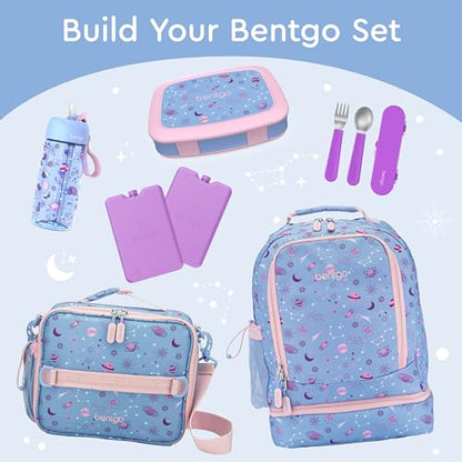 Bentgo Kids Prints Leak-Proof, 5-Compartment Bento-Style Kids Lunch Box - Ideal Portion Sizes for Ages 3-7, Durable, Drop-Proof, Dishwasher Safe, & Made with BPA-Free Materials (Puppy Love)