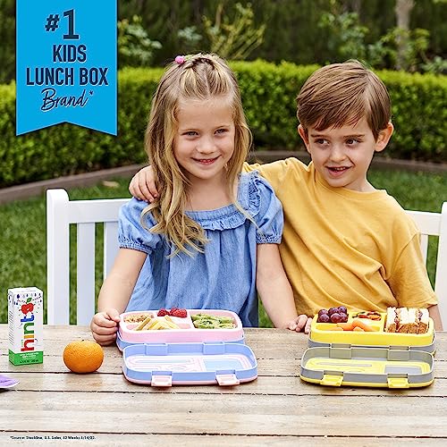 Bentgo Kids Prints Leak-Proof, 5-Compartment Bento-Style Kids Lunch Box - Ideal Portion Sizes for Ages 3-7, Durable, Drop-Proof, Dishwasher Safe, & Made with BPA-Free Materials (Puppy Love)