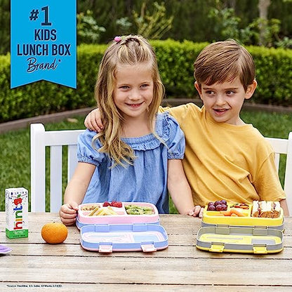 Bentgo Kids Prints Leak-Proof, 5-Compartment Bento-Style Kids Lunch Box - Ideal Portion Sizes for Ages 3-7, Durable, Drop-Proof, Dishwasher Safe, & Made with BPA-Free Materials (Puppy Love)