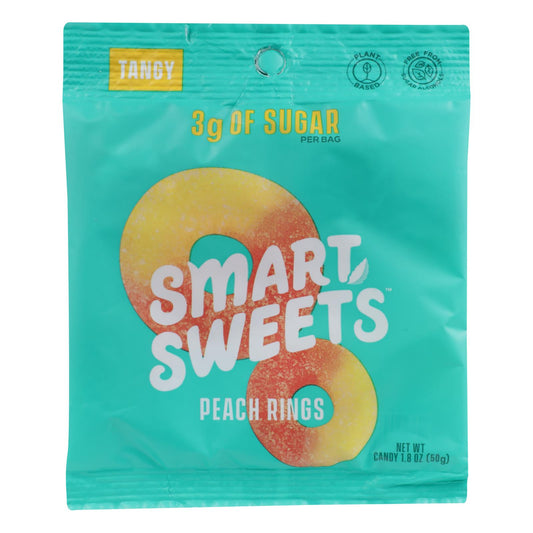 Smartsweets - 软糖桃子圈 - 12 盒装 - 1.8 盎司