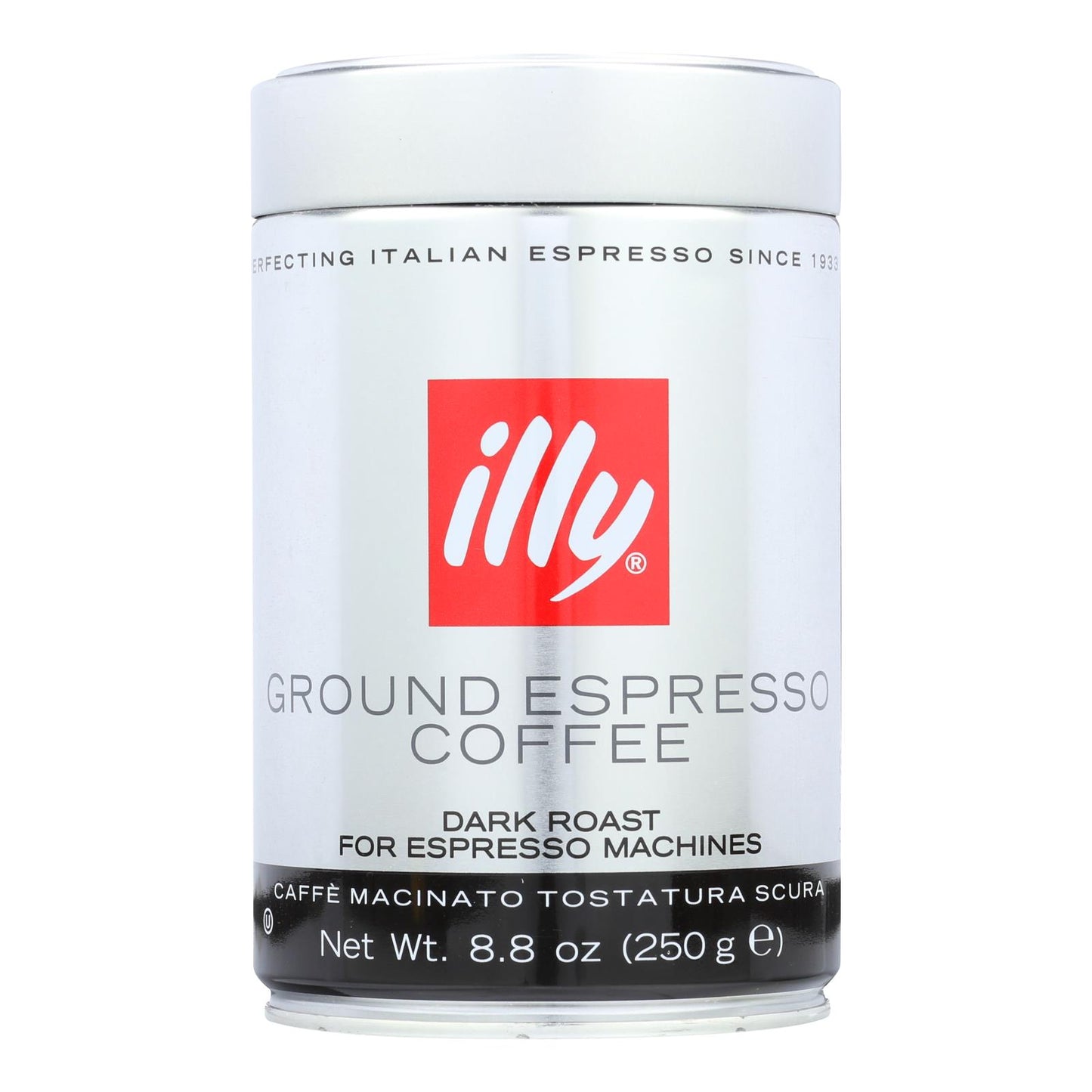 Café Illy Caffe - Espresso - Molido - Tostado Oscuro - 8.8 Oz - Caja de 6