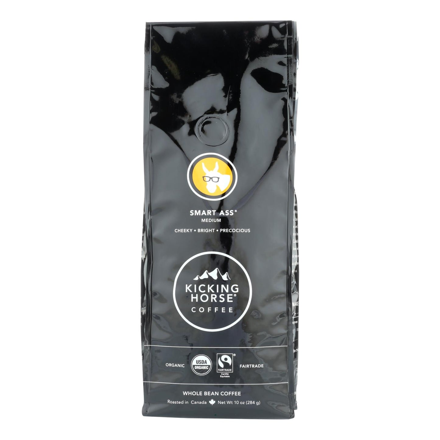 Café Kicking Horse - Grano entero - Smart Ass - Caja de 6 - 10 oz.