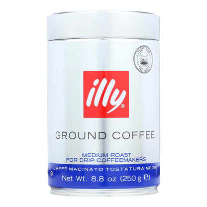 Café Illy Caffe - Goteo - Molido - Tostado Medio - 8.8 Oz - Caja de 6