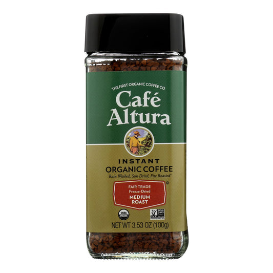 Café Altura Comercio Justo Liofilizado Orgánico - Caja de 6 - 3.53 Oz