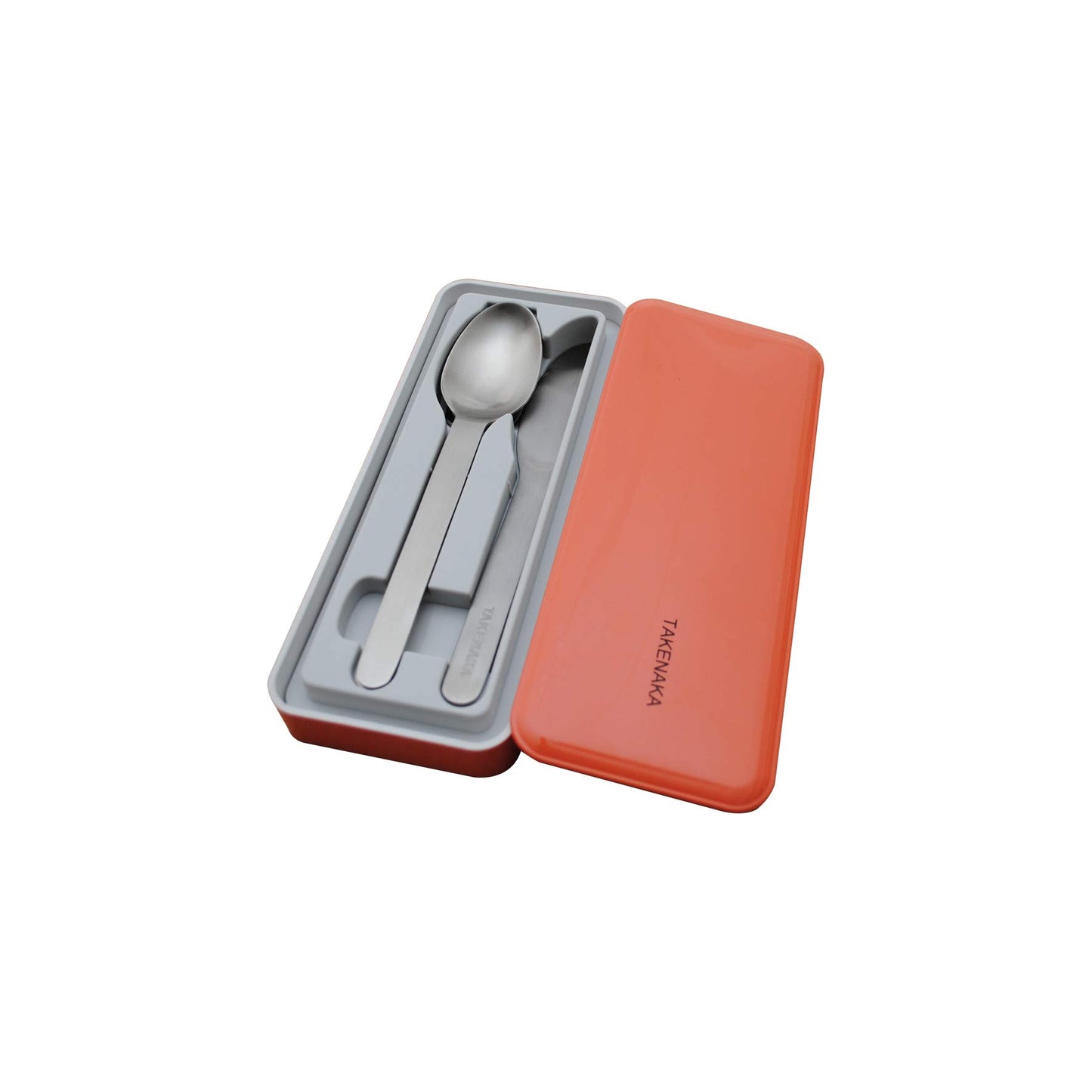 TAKENAKA CUTLERY CASE A set of Fork, Knife, and Spoon, Eco-Friendly Lunch Accessory, Made in Japan, Bento Box (Lemon Zest)