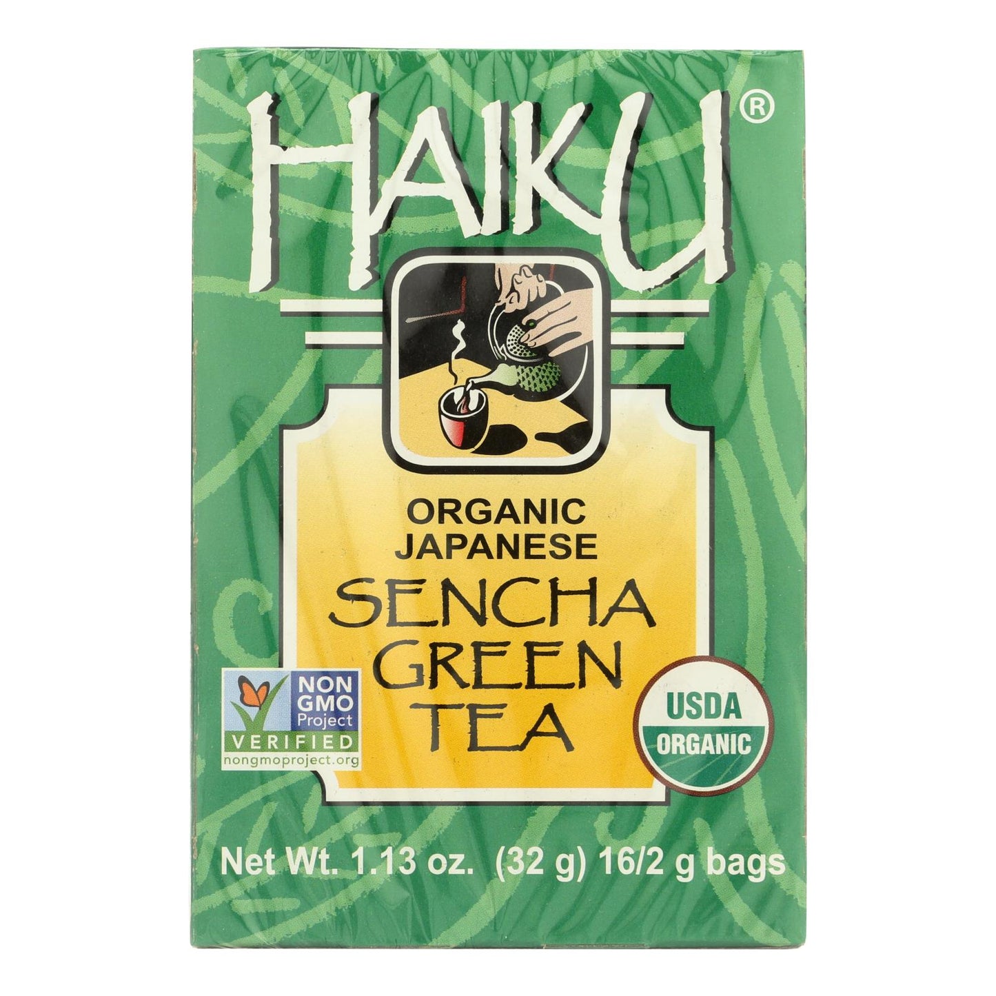 Té Verde Haiku - Sencha - Caja De 6 - 16 Bolsas