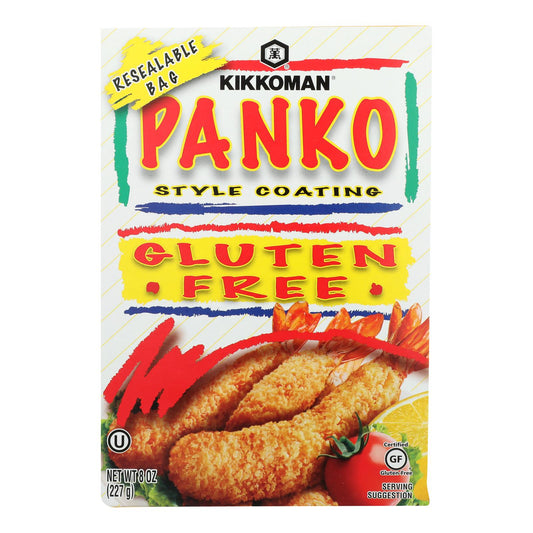 龟甲万涂层面包屑 - Panko 风格 - 12 盒装 - 8 盎司