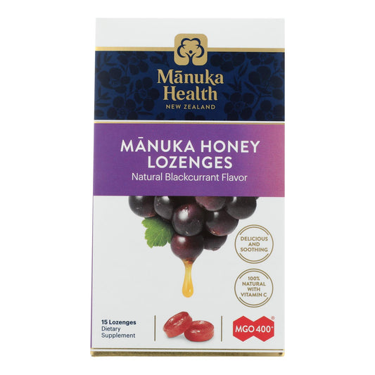 Manuka Health - Loz 蜂蜜 Mgo 400+ 黑色 - 1 件 1-15 片