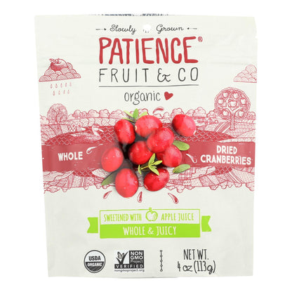 Patience Fruit And Co Arándanos enteros - Secos - Caja de 8 - 4 Oz