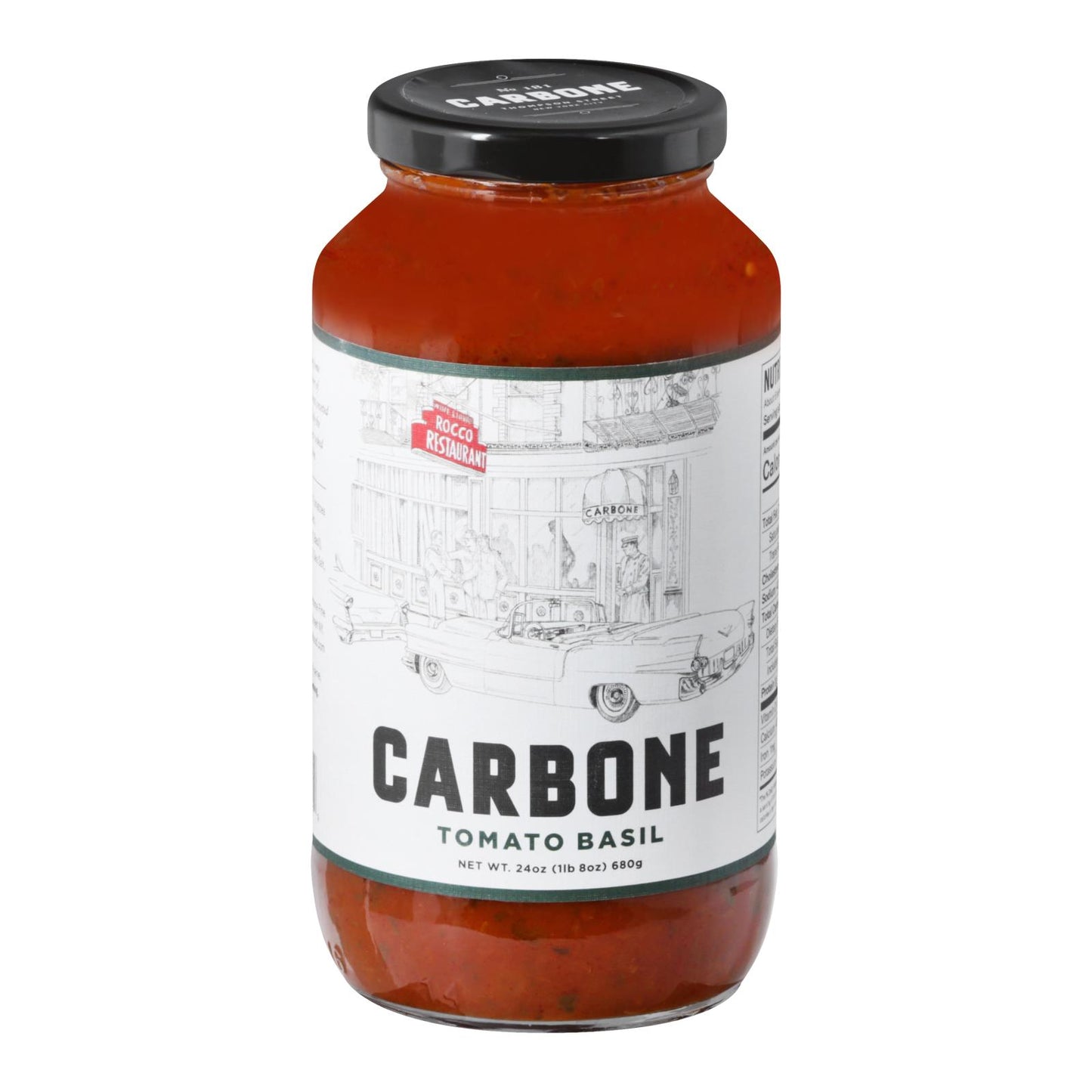 Carbone - Salsa Tomate Albahaca - Caja De 6-24 Oz