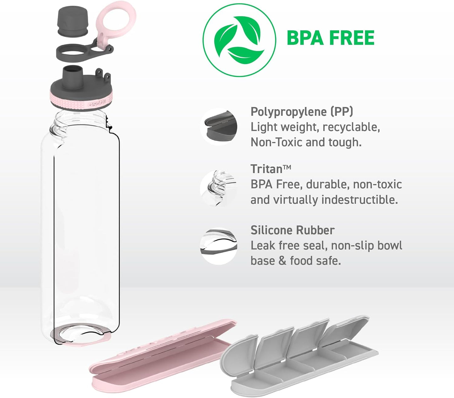 Asobu Electrolyte Bottle - Pink