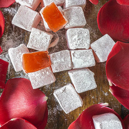 Hacı Bekir Rose-Flavored Turkish Delight in Kraft Box, 125g