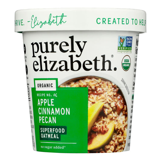 Purely Elizabeth - Avena Manzana Canela Pecan - Caja de 12-2 Oz