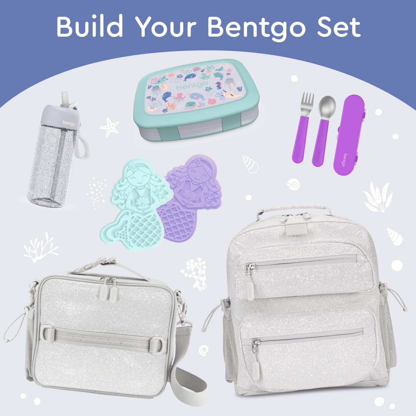 Bentgo Kids Prints Leak-Proof, 5-Compartment Bento-Style Kids Lunch Box - Ideal Portion Sizes for Ages 3-7, Durable, Drop-Proof, Dishwasher Safe, & Made with BPA-Free Materials (Puppy Love)