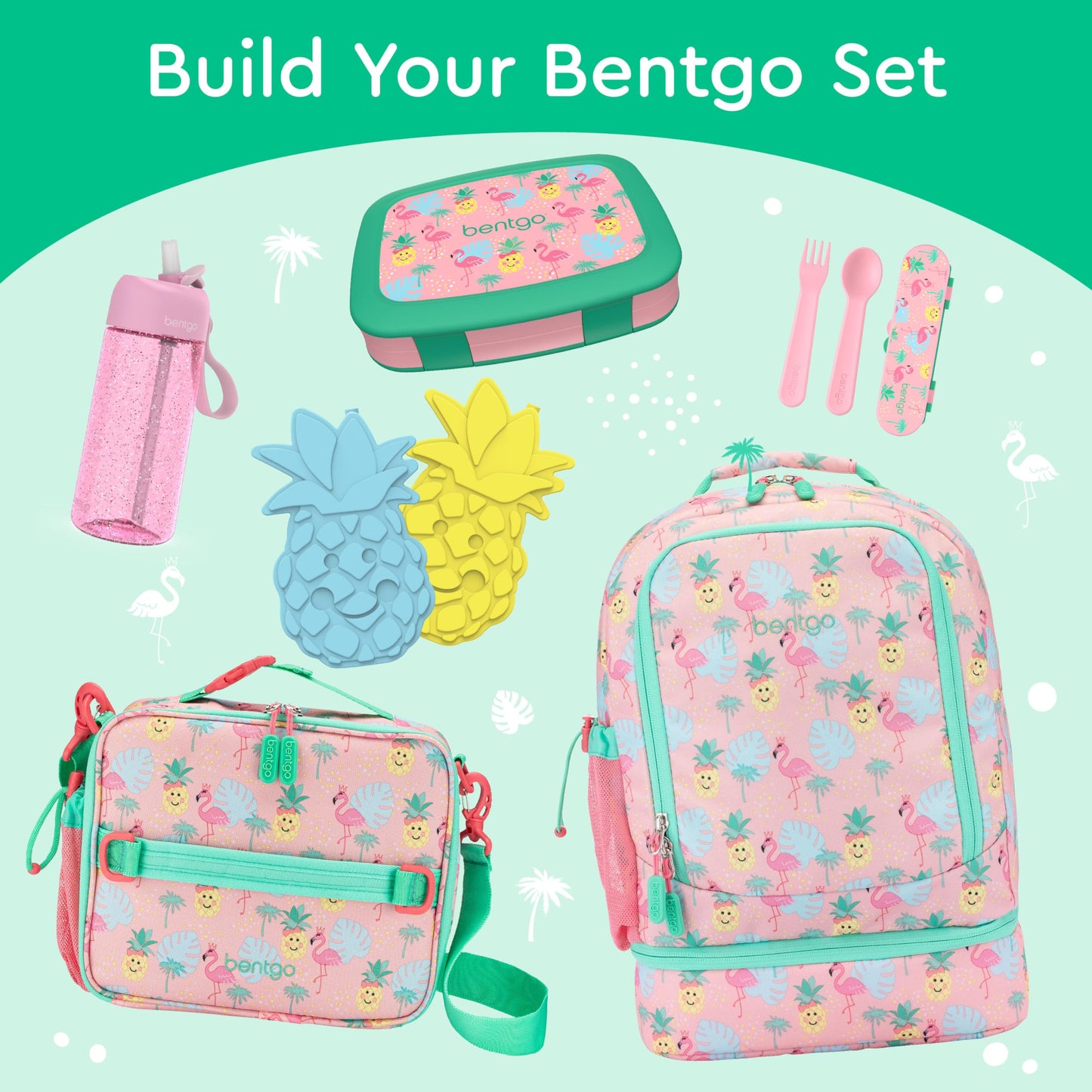 Bentgo Kids Prints Leak-Proof, 5-Compartment Bento-Style Kids Lunch Box - Ideal Portion Sizes for Ages 3-7, Durable, Drop-Proof, Dishwasher Safe, & Made with BPA-Free Materials (Puppy Love)