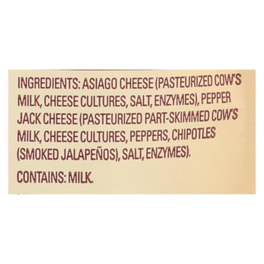 Cello - Whisps - Asiago And Pepper Jack Cheese Crisps - Case Of 12 - 2.12 Oz.