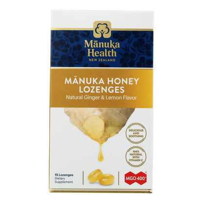 Manuka Health - Loz Honey Mgo 400+lem Ginger - 1 Each 1-15 Ct