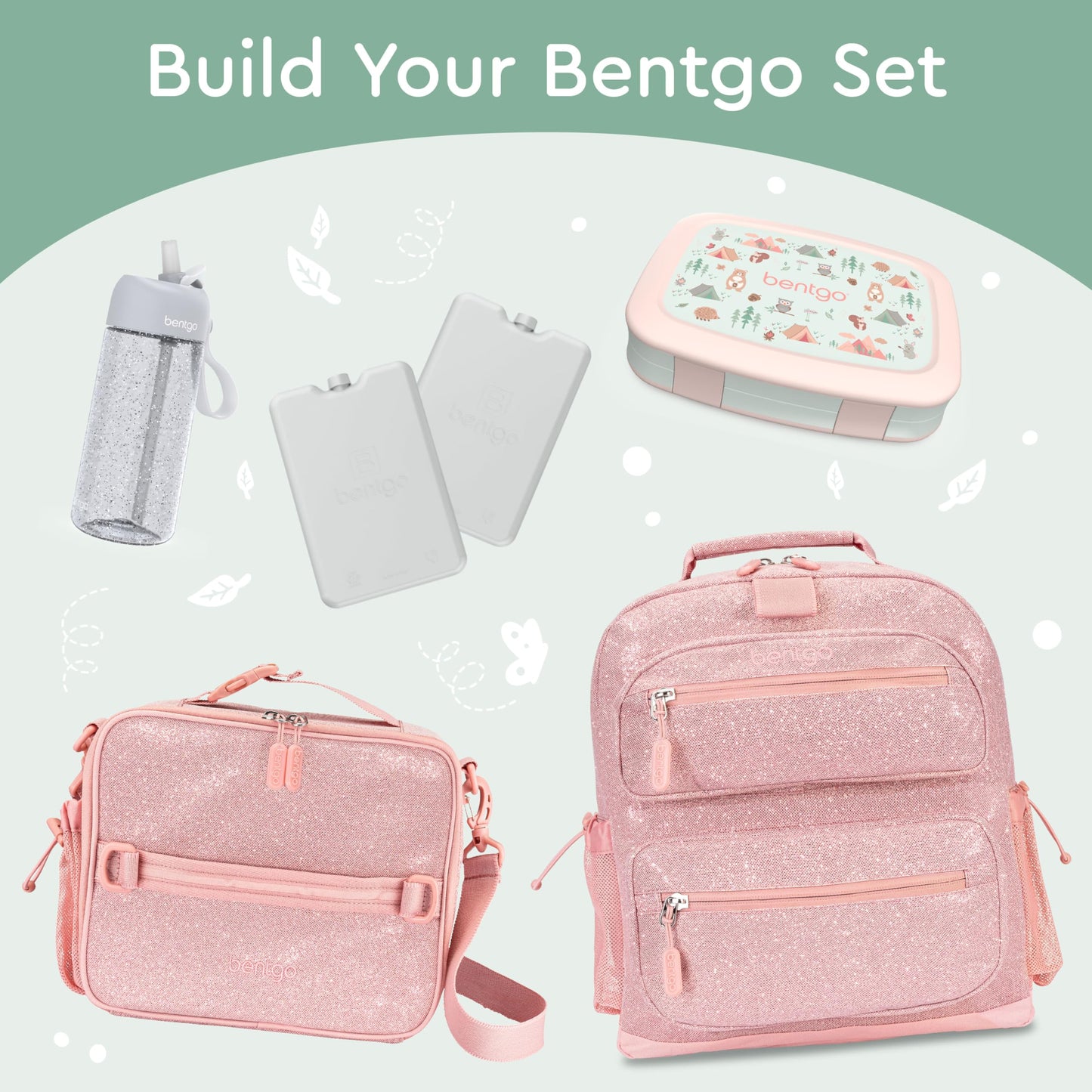 Bentgo Kids Prints Leak-Proof, 5-Compartment Bento-Style Kids Lunch Box - Ideal Portion Sizes for Ages 3-7, Durable, Drop-Proof, Dishwasher Safe, & Made with BPA-Free Materials (Puppy Love)