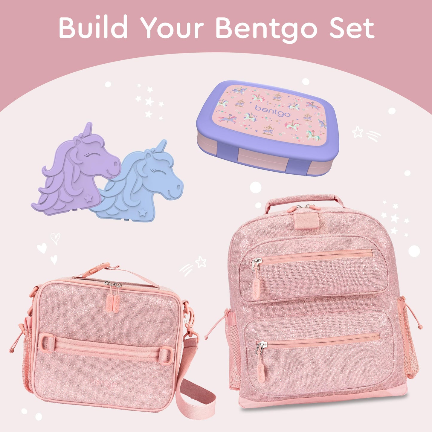 Bentgo Kids Prints Leak-Proof, 5-Compartment Bento-Style Kids Lunch Box - Ideal Portion Sizes for Ages 3-7, Durable, Drop-Proof, Dishwasher Safe, & Made with BPA-Free Materials (Puppy Love)