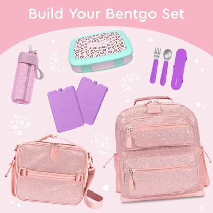 Bentgo Kids Prints Leak-Proof, 5-Compartment Bento-Style Kids Lunch Box - Ideal Portion Sizes for Ages 3-7, Durable, Drop-Proof, Dishwasher Safe, & Made with BPA-Free Materials (Puppy Love)