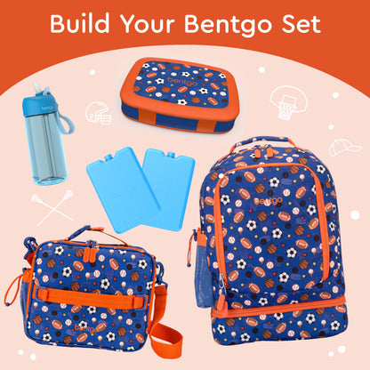 Bentgo Kids Prints Leak-Proof, 5-Compartment Bento-Style Kids Lunch Box - Ideal Portion Sizes for Ages 3-7, Durable, Drop-Proof, Dishwasher Safe, & Made with BPA-Free Materials (Puppy Love)