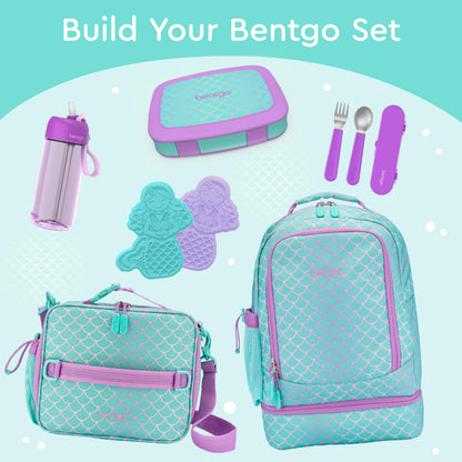 Bentgo Kids Prints Leak-Proof, 5-Compartment Bento-Style Kids Lunch Box - Ideal Portion Sizes for Ages 3-7, Durable, Drop-Proof, Dishwasher Safe, & Made with BPA-Free Materials (Puppy Love)