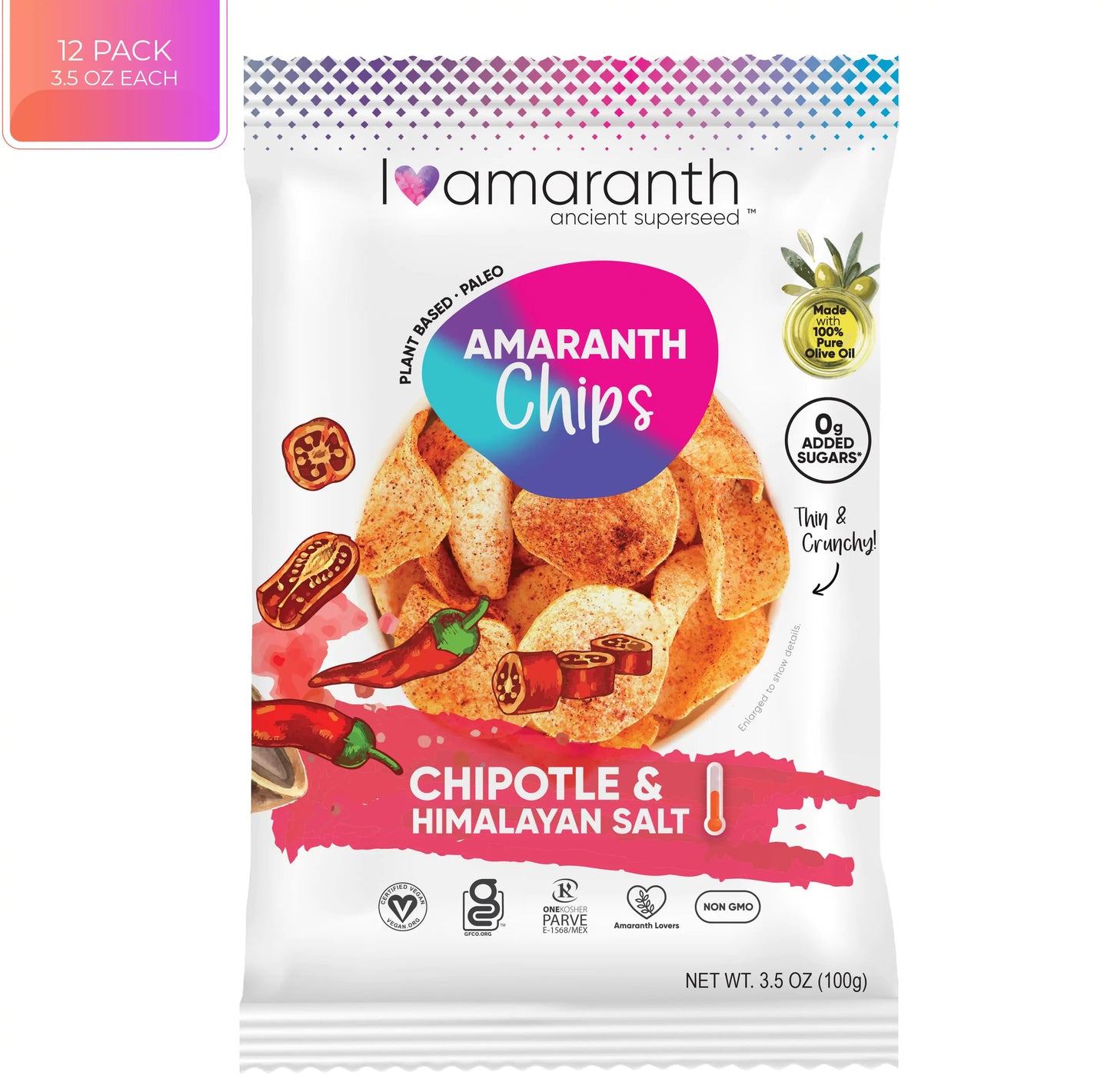 Chipotle & Himalayan Salt Chips (12-pack/3.5 oz each)