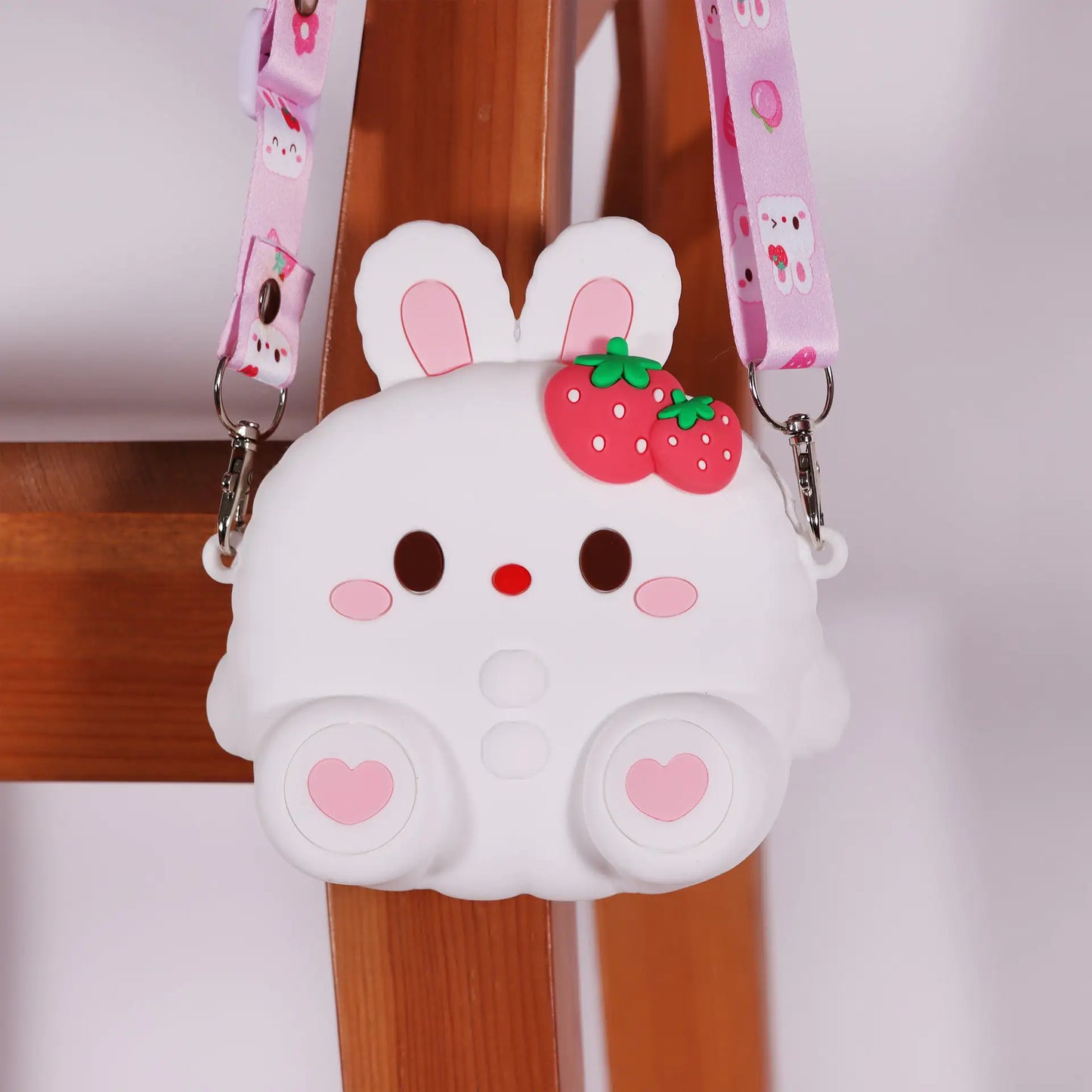 Ogi Mogi Toys Silicone White Bunny Shoulder Bag