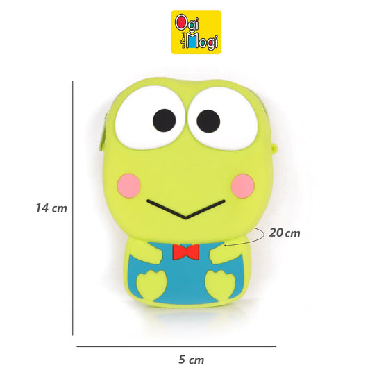 Ogi Mogi Toys Silicone Green Frog Shoulder Bag