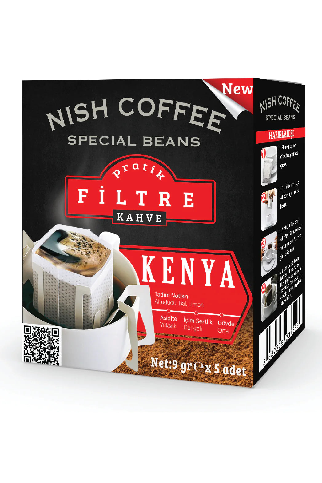 Nish Practical Filter Coffee Kenya 9Gr X 5