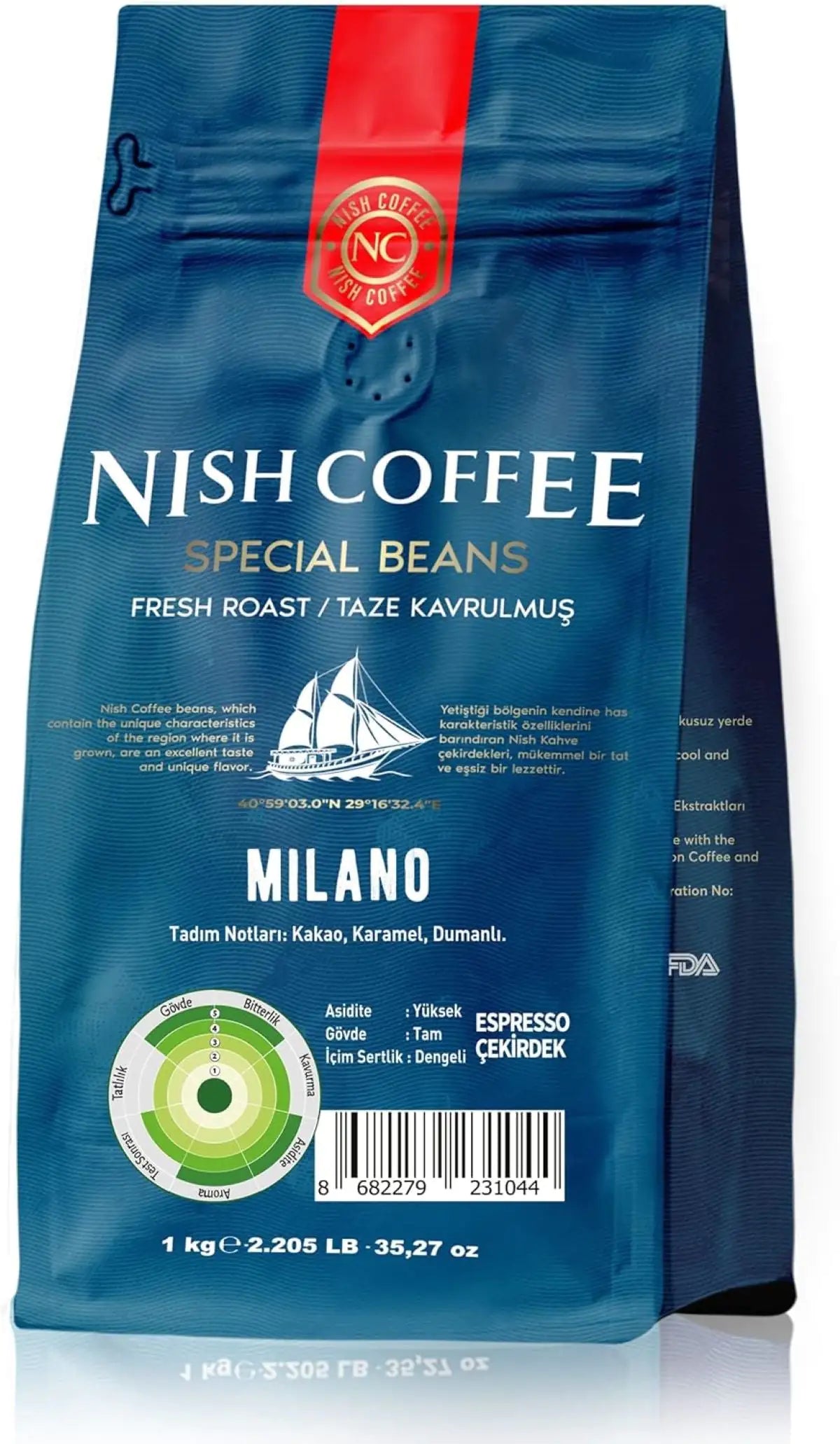 Nish Espresso Milano 1 kg