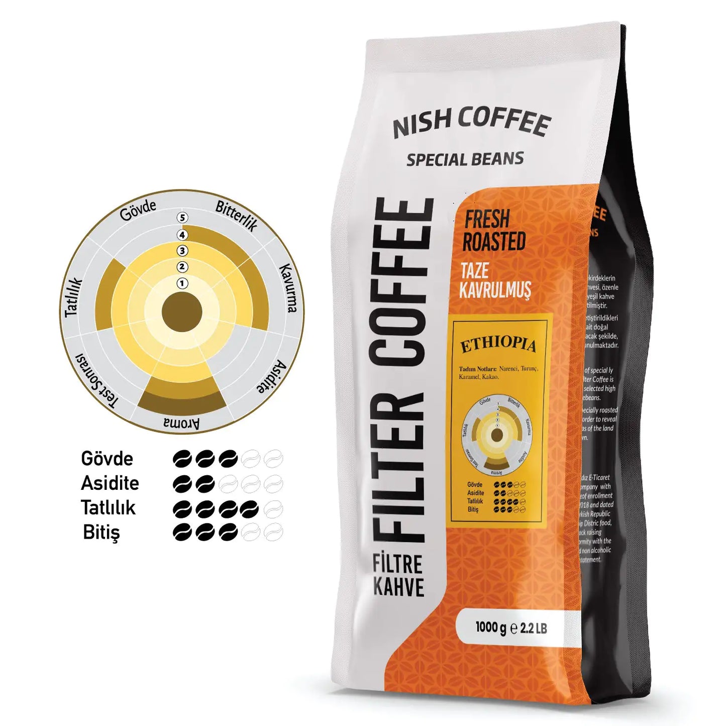 Nish Filter Coffee Ethiopia 1 kg