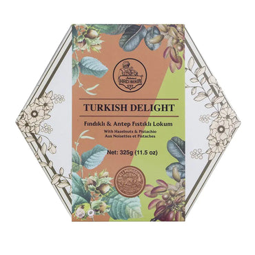 Hacı Bekir Turkish Delight Pistachio And Hazelnut Mixed - 325 g