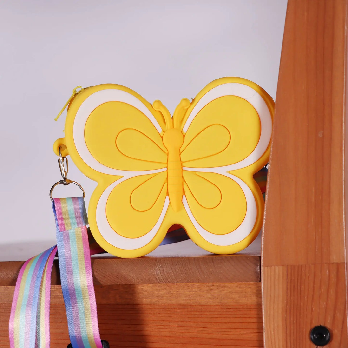 Ogi Mogi Toys Silicone Yellow Butterfly Shoulder Bag