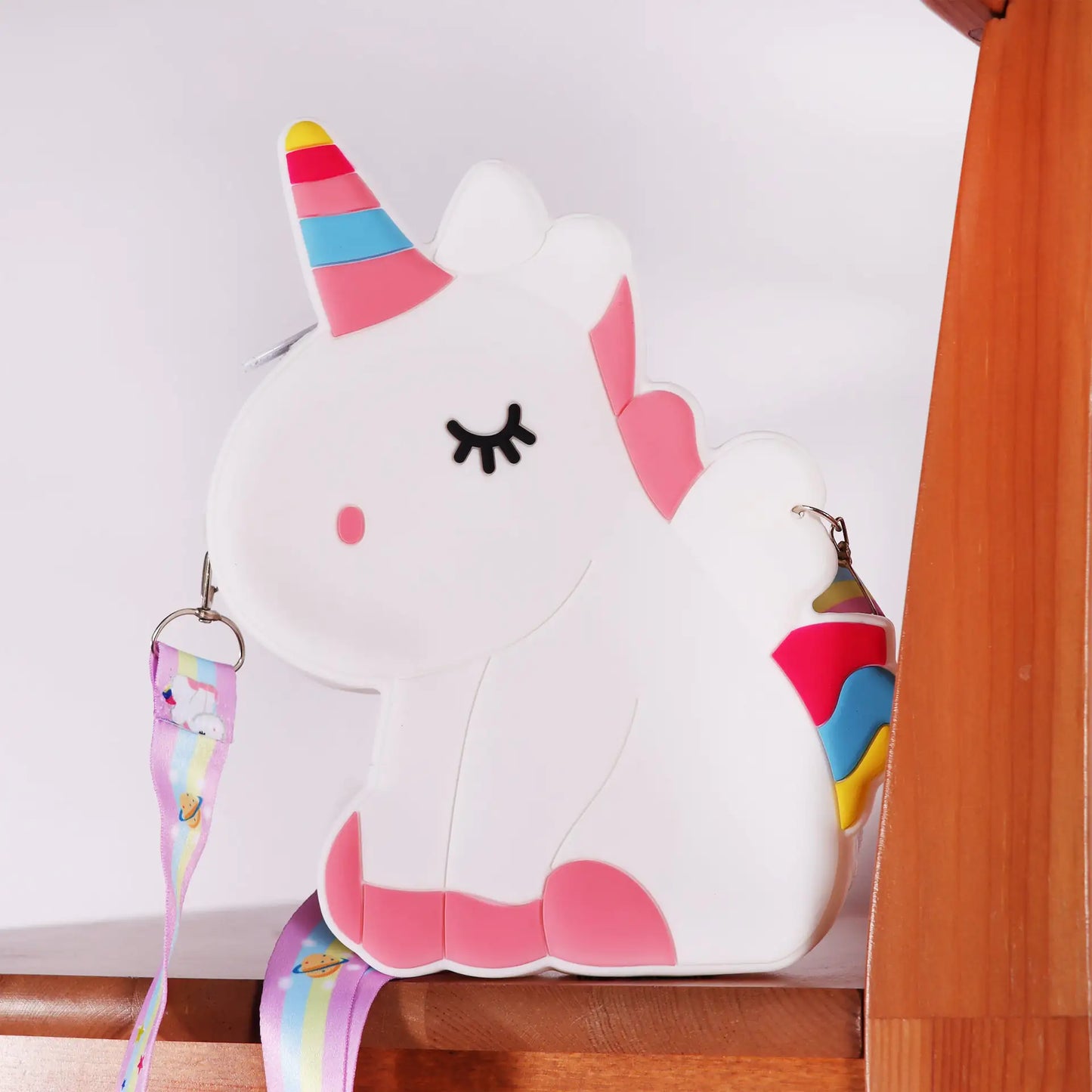 Ogi Mogi Toys Silicone White Unicorn Shoulder Bag