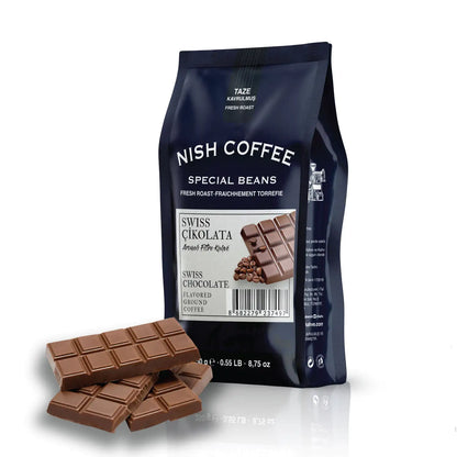 Nish Swiss Chocolate Flavored Filter Coffee 250 Gr