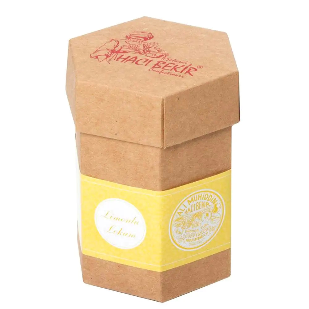 Hacı Bekir Lemon Flavored Turkish Paste in Kraft Box, 125g