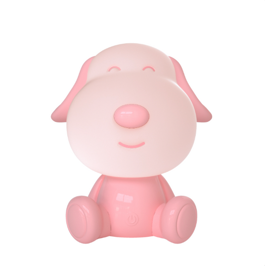 Night Lamp - Pink Dog (Sit)