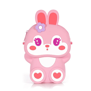 Ogi Mogi Toys Silicone Pink Bunny Shoulder Bag